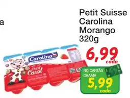 Chama Supermercados Petit Suisse Carolina Morango oferta