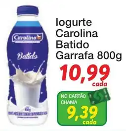 Chama Supermercados Iogurte carolina batido oferta