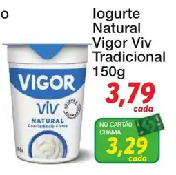 Chama Supermercados Iogurte natural vigor viv tradicional oferta