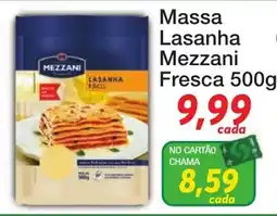 Chama Supermercados Massa lasanha mezzani oferta