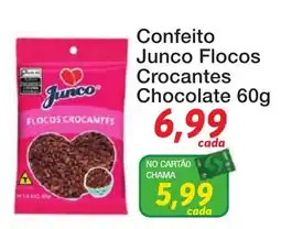 Chama Supermercados Confeito Junco Flocos Crocantes Chocolate oferta