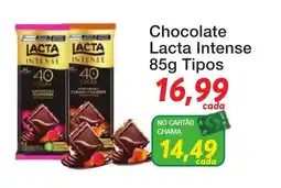 Chama Supermercados Chocolate lacta intense oferta