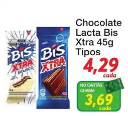 Chama Supermercados Chocolate Lacta Bis Xtra 45g Tipos oferta