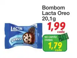 Chama Supermercados Bombom Lacta Oreo oferta