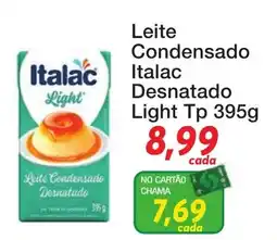 Chama Supermercados Leite Condensado Italac Light oferta
