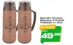 Del Moro Supermercados Garrafa Termica Soprano Ii Cristal Tradicao c/ bico oferta
