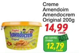 Chama Supermercados Creme amendoim amendocrem original oferta