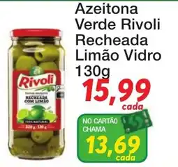 Chama Supermercados Azeitona verde rivoli recheada limão vidro oferta