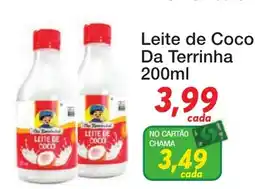 Chama Supermercados Leite de Coco Da Terrinha oferta