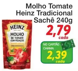 Chama Supermercados molho tomate heinz tradicional oferta