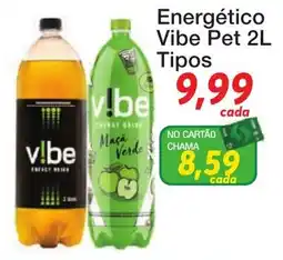 Chama Supermercados Energético Vibe Pet 2L oferta