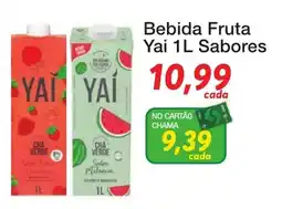 Chama Supermercados Bebida Fruta Yai 1L Sabores oferta