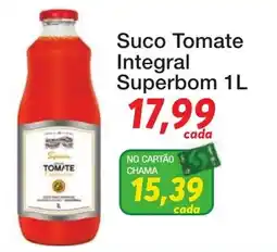 Chama Supermercados Suco Tomate Integral Superbom oferta