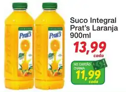 Chama Supermercados Suco Integral Prat's Laranja oferta
