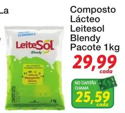 Chama Supermercados Composto Lácteo Leitesol Blendy oferta