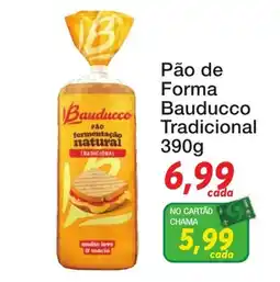 Chama Supermercados Pão de Forma Bauducco Tradicional oferta