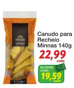 Chama Supermercados Canudo para Recheio Minnas oferta