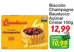 Chama Supermercados Biscoito Champagne Bauducco oferta