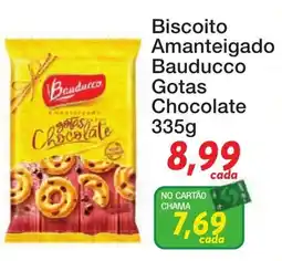 Chama Supermercados Biscoito Amanteigado Bauducco Gotas Chocolate oferta