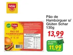 Chama Supermercados Pão de Hambúrguer s/ Glúten Schar oferta