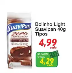 Chama Supermercados Bolinho light suavipan tipos oferta