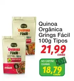Chama Supermercados Quinoa orgânica grings fácil oferta
