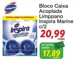 Chama Supermercados Bloco Caixa Acoplada Limppano Inspira Marine oferta