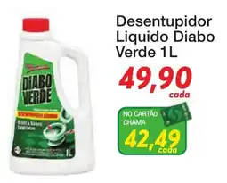 Chama Supermercados Desentupidor Liquido Diabo Verde oferta