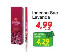 Chama Supermercados Incenso Sac Lavanda oferta