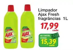 Chama Supermercados Limpador ajax fresh fragrâncias oferta