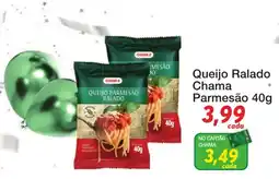Chama Supermercados Queijo Parmesão Ralado oferta