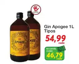 Chama Supermercados Gin Apogee 1L Tipos oferta