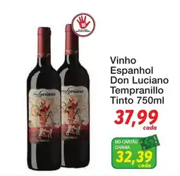 Chama Supermercados Vinho Espanhol Don Luciano Tempranillo Tinto oferta
