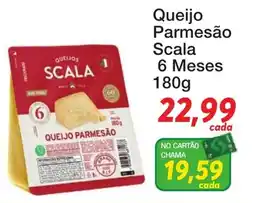 Chama Supermercados Queijo Parmesão Scala oferta