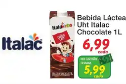 Chama Supermercados Bebida Láctea Uht Italac Chocolate oferta