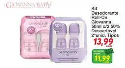 Chama Supermercados Kit Desodorante Roll-On Giovanna oferta