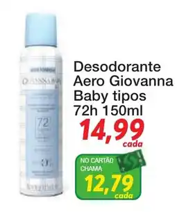 Chama Supermercados Desodorante Aero Giovanna Baby tipos oferta