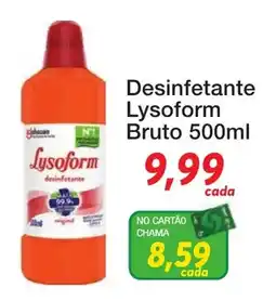 Chama Supermercados Desinfetante Lysoform Bruto oferta