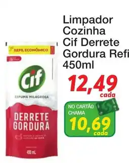 Chama Supermercados Limpador cozinha cif derrete gordura refil oferta