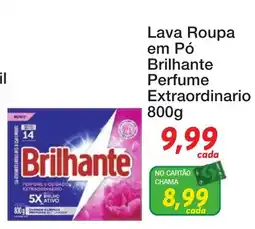Chama Supermercados Lava Roupa em Pó Brilhante Perfume Extraordinario oferta