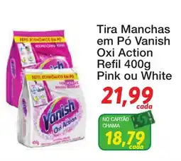 Chama Supermercados Tira Manchas em Pó Vanish Oxi Action oferta