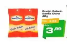 Del Moro Supermercados Queijo Ralado Santa Clara oferta
