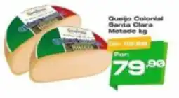 Del Moro Supermercados Queijo Colonial Santa Clara oferta