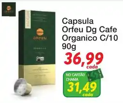 Chama Supermercados Capsula Orfeu Dg Cafe Organico C/10 oferta