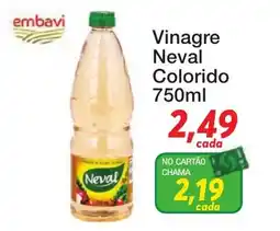 Chama Supermercados Vinagre Neval Colorido oferta