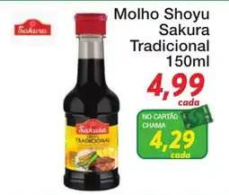 Chama Supermercados molho shoyu sakura tradicional oferta