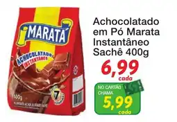 Chama Supermercados Achocolatado em Pó Marata Instantâneo oferta