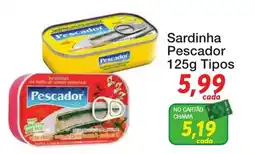 Chama Supermercados Sardinha Pescador oferta