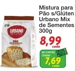 Chama Supermercados Mistura para Pão s/glúten Urbano Mix de Sementes oferta