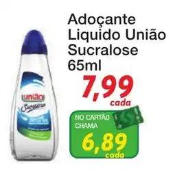 Chama Supermercados Adoçante Líquido União Sucralose oferta